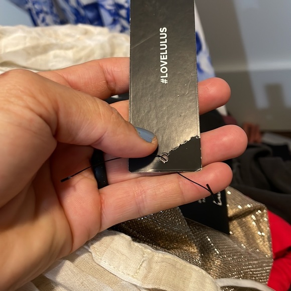 Lookout Weekend Sparkly Gold Skater Dress - Picture 10 of 12